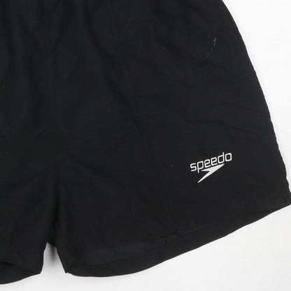 Speedo Men's Black 2XL Swim Shorts Mesh Lined Elasticated Waist Pockets