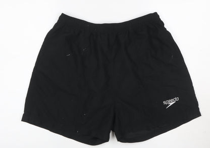 Speedo Men's Black 2XL Swim Shorts Mesh Lined Elasticated Waist Pockets