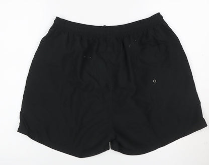 Speedo Men's Black 2XL Swim Shorts Mesh Lined Elasticated Waist Pockets
