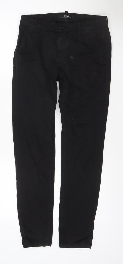 Zara Men Black 30 Slim Skinny Stretch Denim Jeans