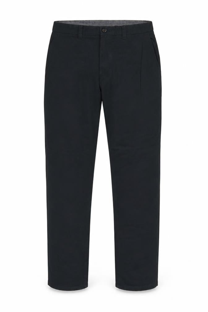 Next Men’s Black 36in Straight Fit Cotton Chino Trousers Long 33in