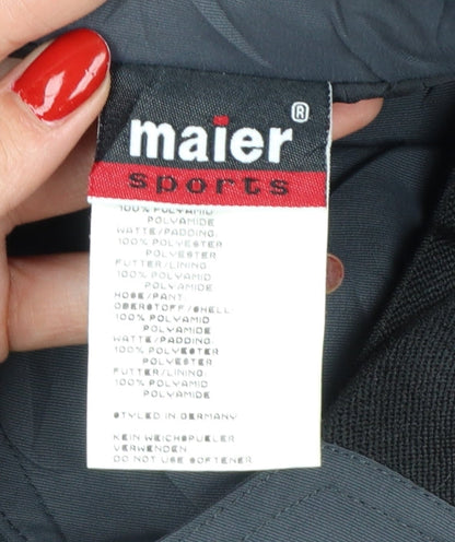 Maier Sports Women Grey Size 16 Insulated Waterproof Ski Snow Pants
