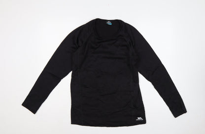 Trespass Men’s Black XS Long Sleeve Athletic Basic T-Shirt 32-34in