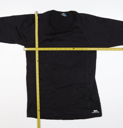 Trespass Men’s Black XS Long Sleeve Athletic Basic T-Shirt 32-34in