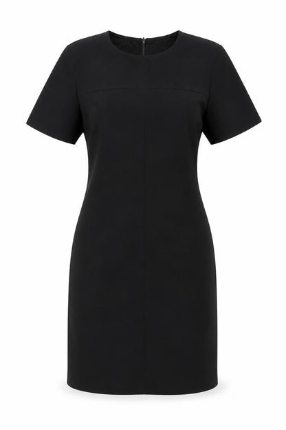 Hamells Women Black UK 16 Knee Length Sheath Dress Flared Sleeve