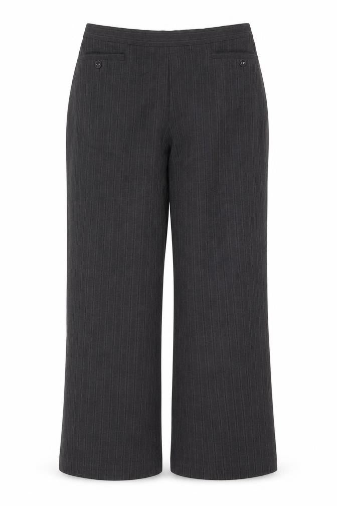 Buse Collection Women’s Grey Pinstripe Dress Trousers UK 12 Straight