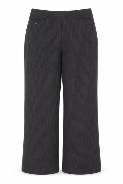 Buse Collection Women’s Grey Pinstripe Dress Trousers UK 12 Straight
