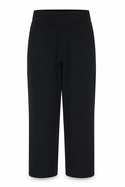 Marks & Spencer Women’s Black UK 16 Regular Pull-On Straight Trousers