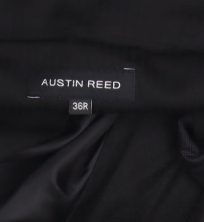 Austin Reed Men’s Black 36R Wool Blend Straight Dress Trousers