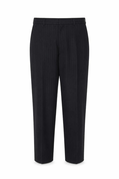 Marks & Spencer Men’s Navy Pinstripe Dress Trousers 40in 29in