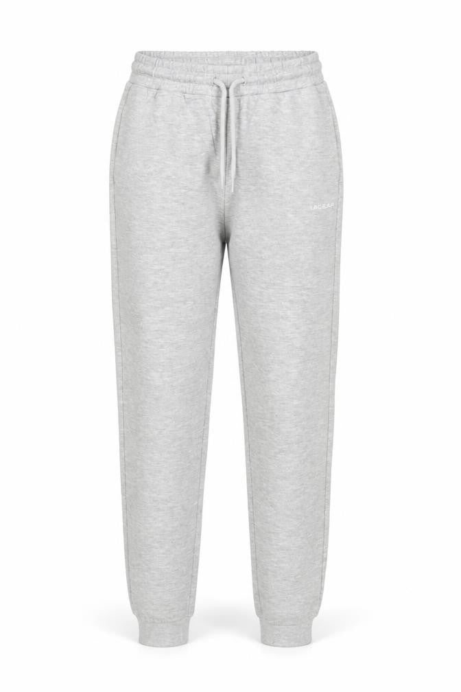 L.A. Gear Women Grey UK 6 Tapered Cuffed Fleece Jogger Sweatpants