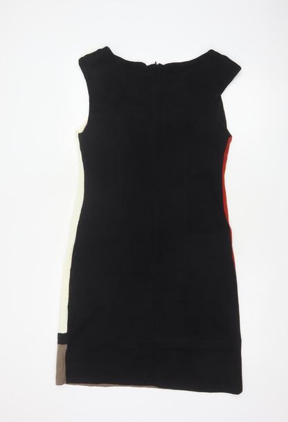 Roman Women Multicoloured UK 14 Sheath Knee Length Colourblock Dress