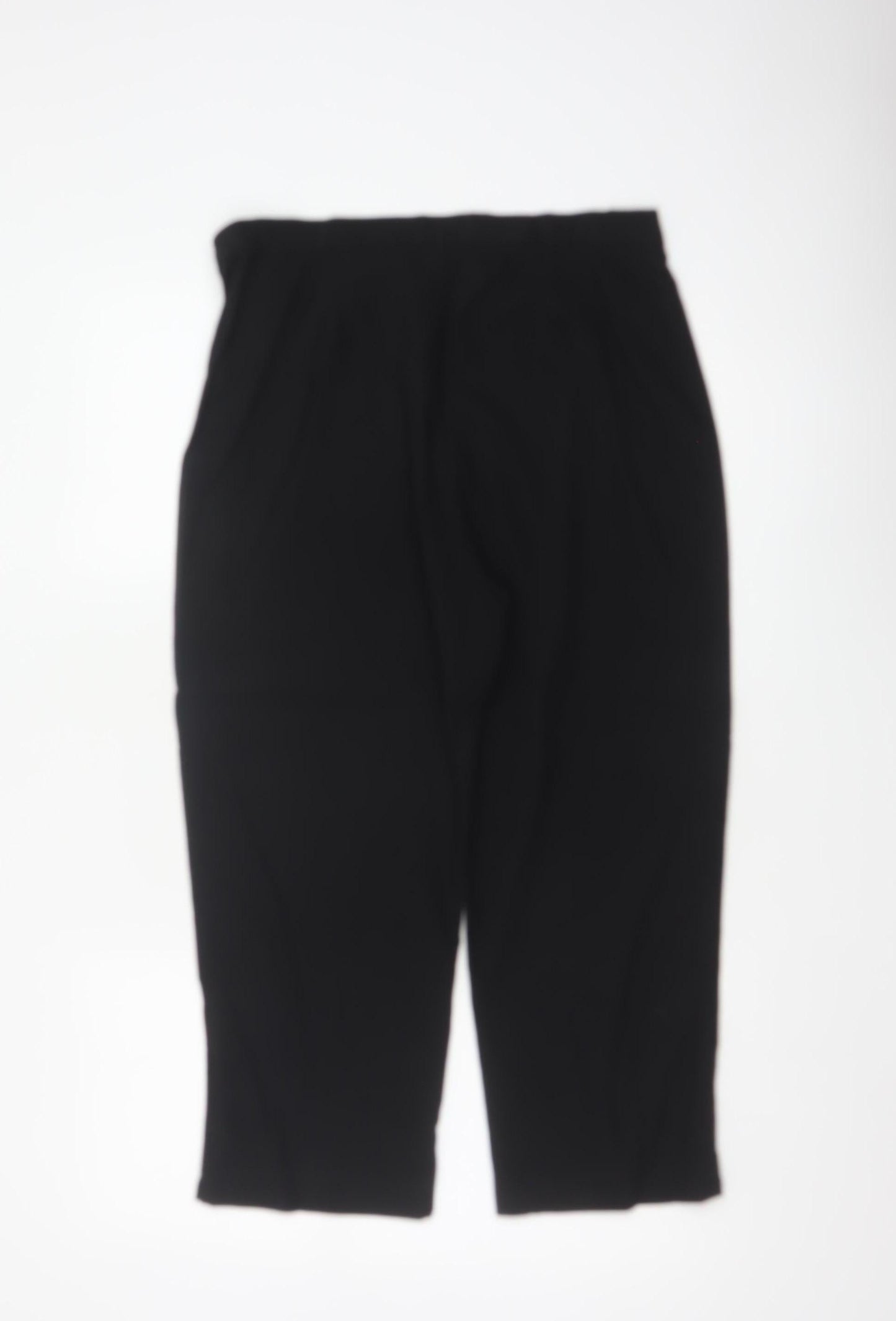 Marks & Spencer Women’s Black UK 16 Long Straight Tailored Trousers