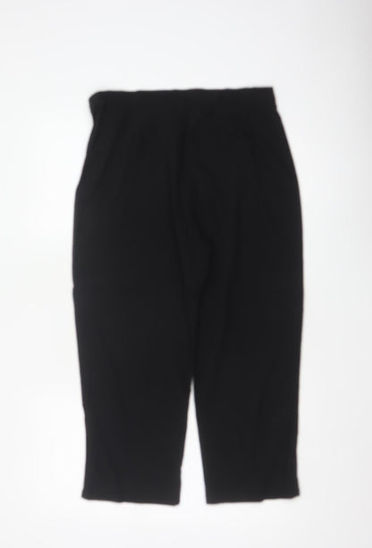 Marks & Spencer Women’s Black UK 16 Long Straight Tailored Trousers