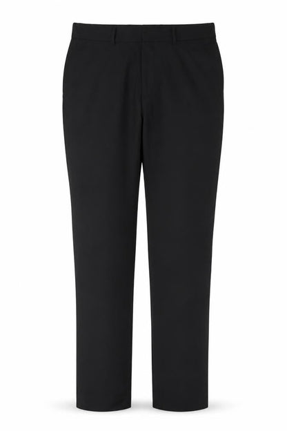 Topman Men’s Black 32L Straight Flat Front Dress Trousers