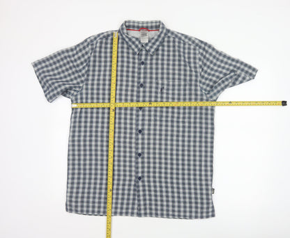 The North Face Men’s Multicoloured Check Short Sleeve Button-Up Shirt M
