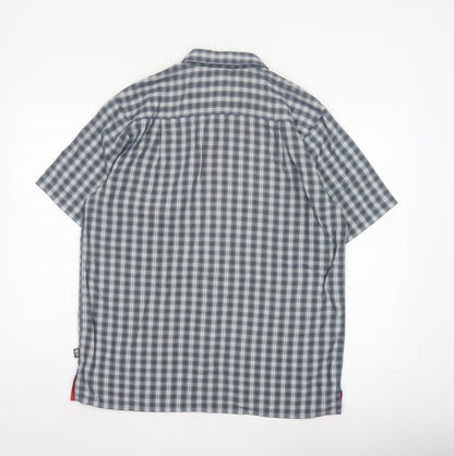 The North Face Men’s Multicoloured Check Short Sleeve Button-Up Shirt M
