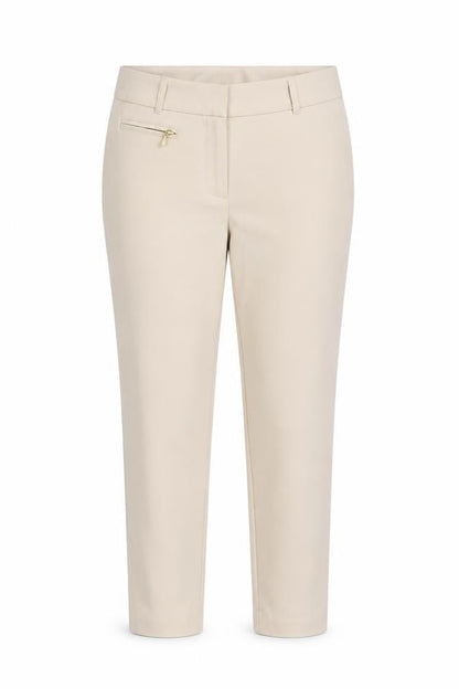 Next Women’s Beige Size 10 Slim Tapered Zip Pocket Trousers