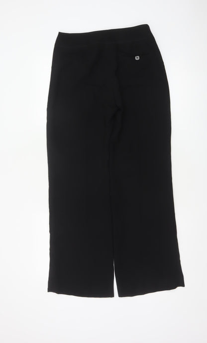Florence & Fred Women's Black Size 8 Short Wide Leg Tailored Trousers