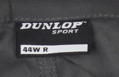 Dunlop Sport Men's Black 44W Regular Straight Golf Trousers