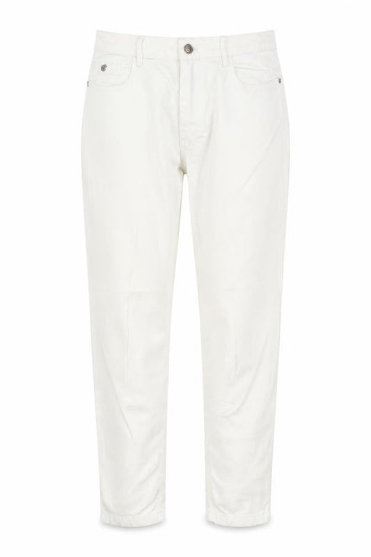 Country Casuals Women Ivory UK 10 Tapered Stretch Trousers