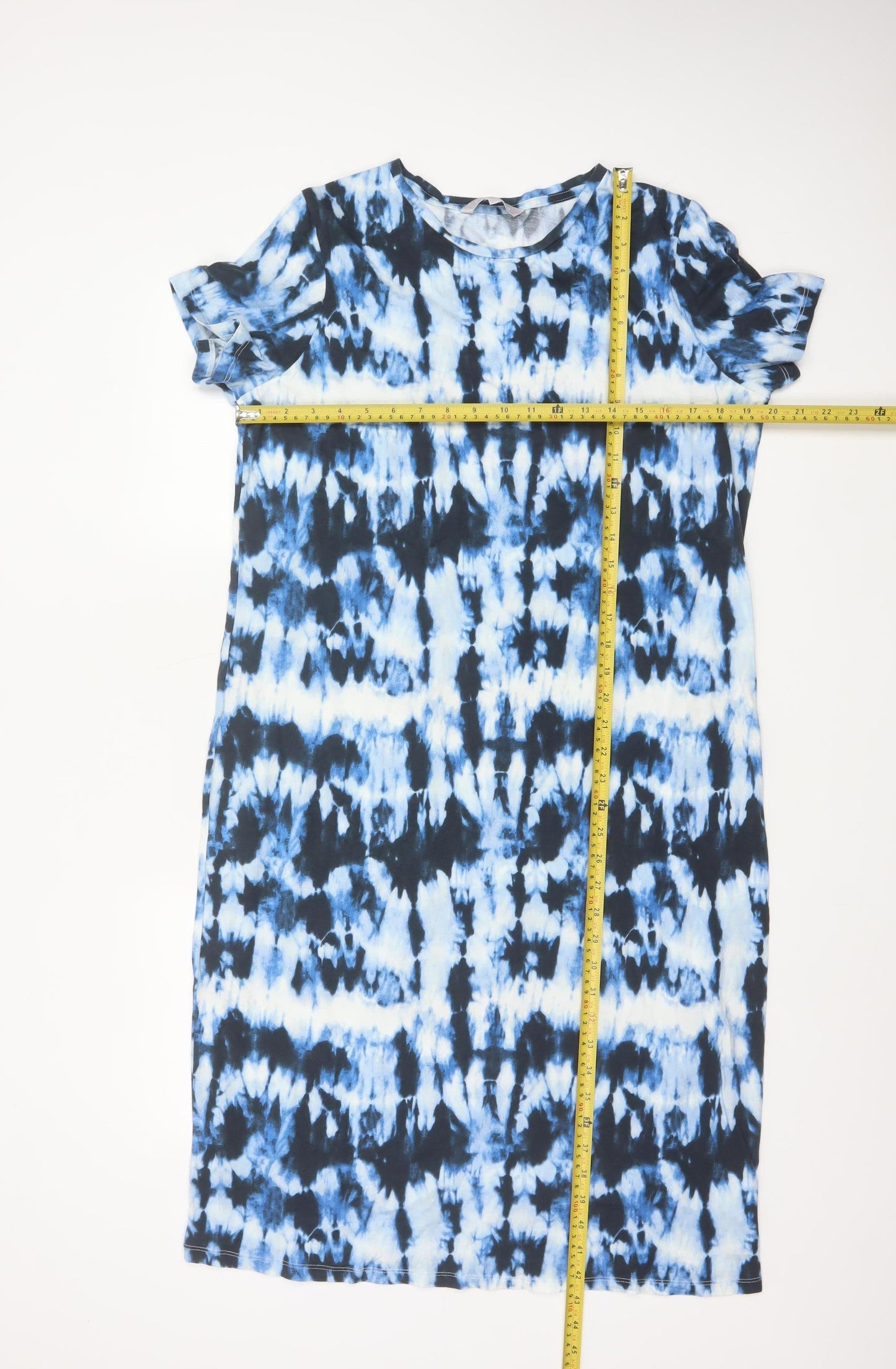 Red Herring Women’s Multicoloured Tie Dye T-Shirt Dress UK 16