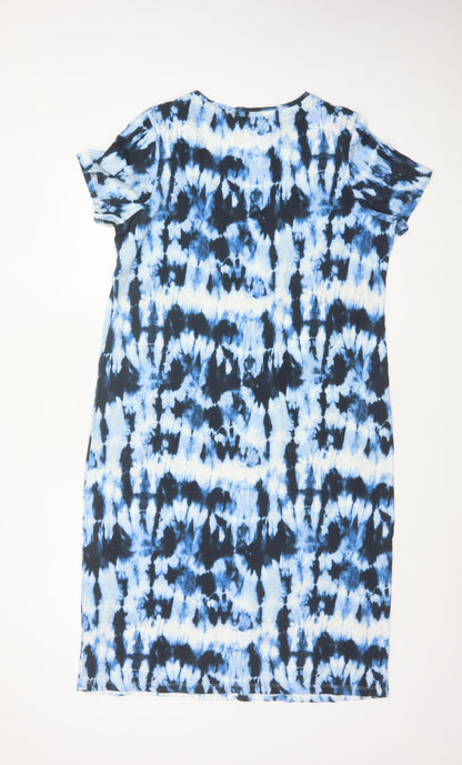 Red Herring Women’s Multicoloured Tie Dye T-Shirt Dress UK 16