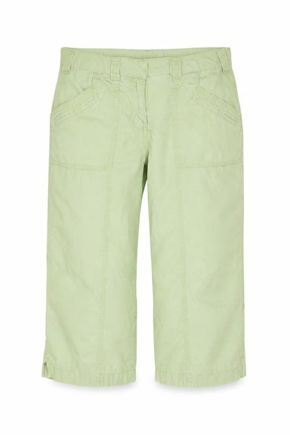 Marks & Spencer Women Green UK 12 Capri Cotton Cargo Trousers