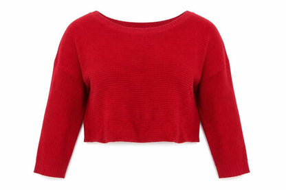 Hollister Women Red M Wrap Cardigan Long Sleeve Cotton Blend Knit