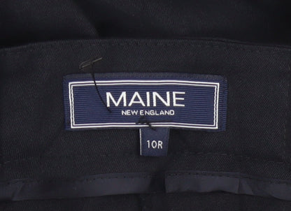Maine New England Women’s Navy Blue Size 10 Straight Dress Trousers