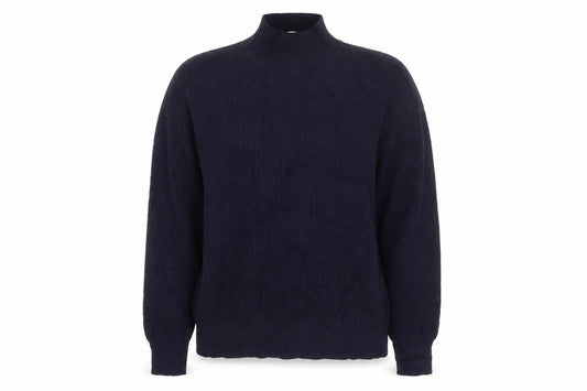 Noisy May Women Blue XS Roll Neck Cable Knit Jumper Long Sleeve