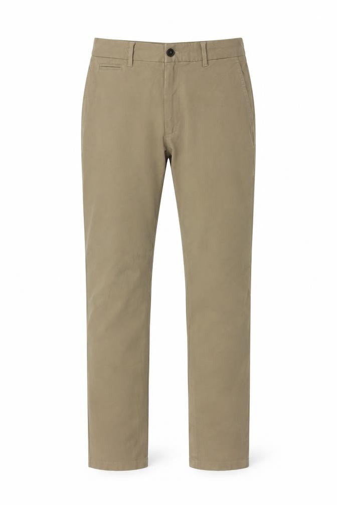 Marks and Spencer Men's Beige 30 Slim Ultimate Chino Stretch Trousers