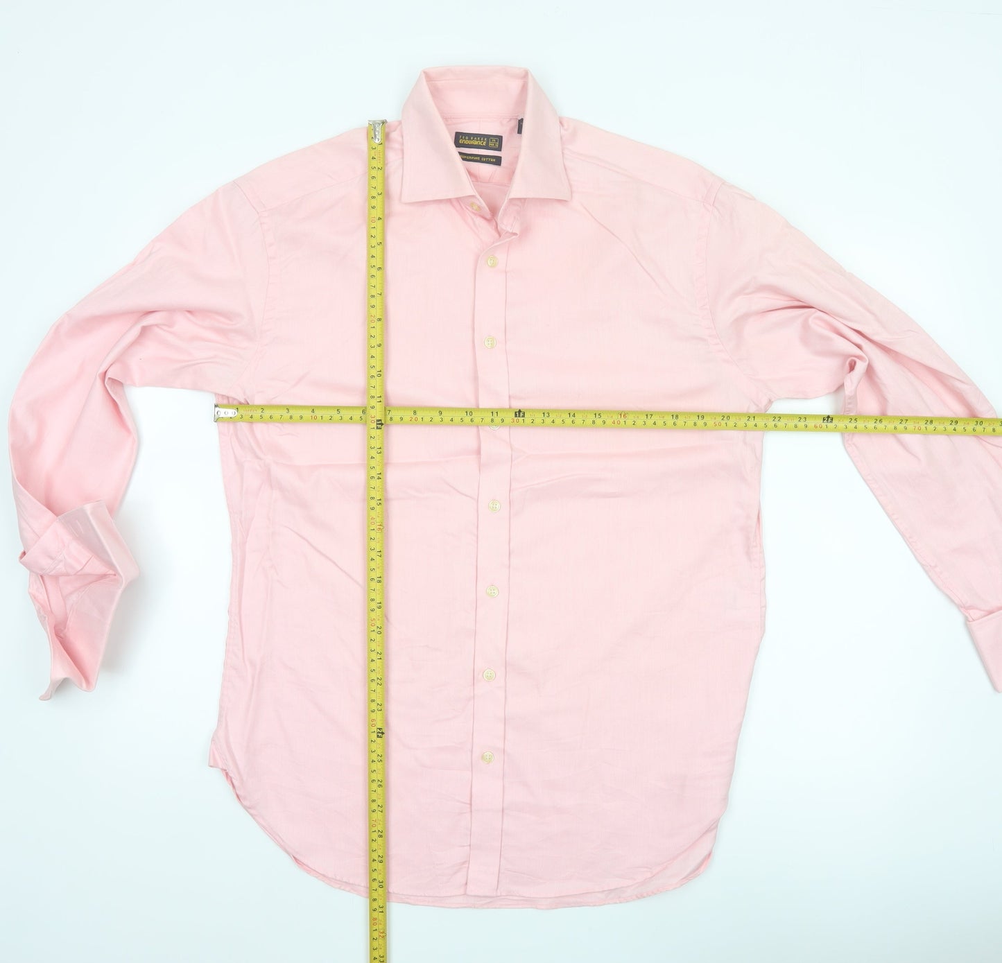 Ted Baker Men’s Pink 16/40.5 Superfine Cotton Long Sleeve Shirt
