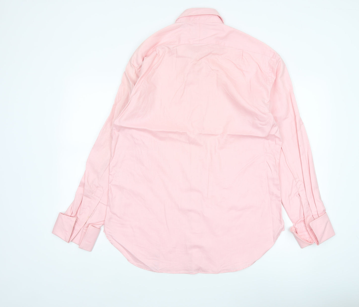 Ted Baker Men’s Pink 16/40.5 Superfine Cotton Long Sleeve Shirt