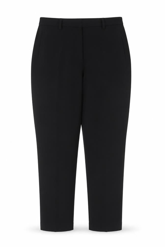 Marks & Spencer Women’s Black Size 14 Regular Tailored Straight Work Trousers