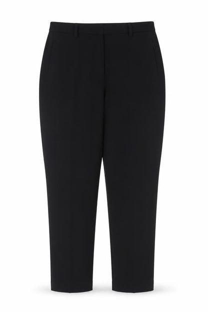 Marks & Spencer Women’s Black Size 14 Regular Tailored Straight Work Trousers