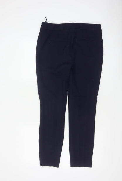 Next Women’s Navy Blue UK 10 Slim Tapered Tailored Trousers