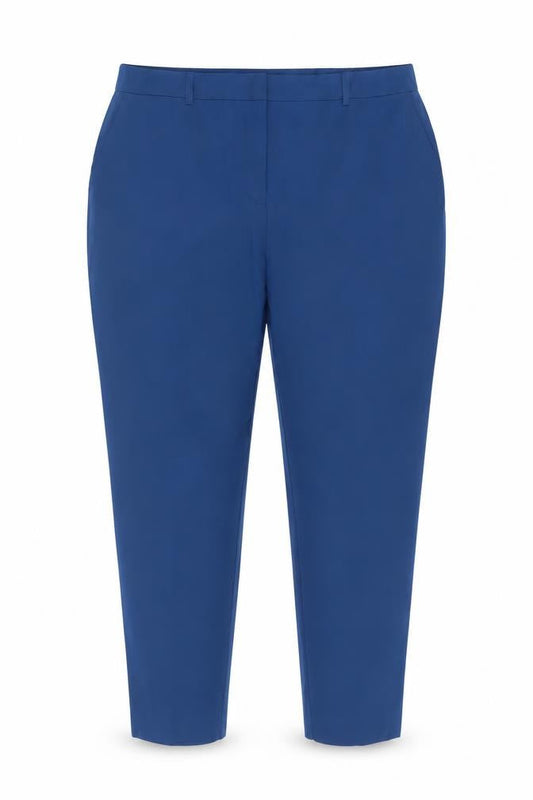 Dorothy Perkins Women Blue UK 18 Tailored Tapered Work Trousers