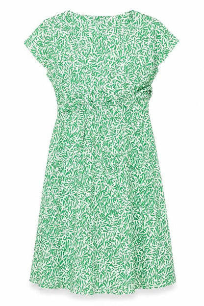 Phase Eight Women Green Size 14 One Shoulder Ruched Knee Dress