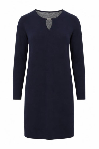 Fenn Wright Manson Women Blue Wool Knit Jumper Dress Size S
