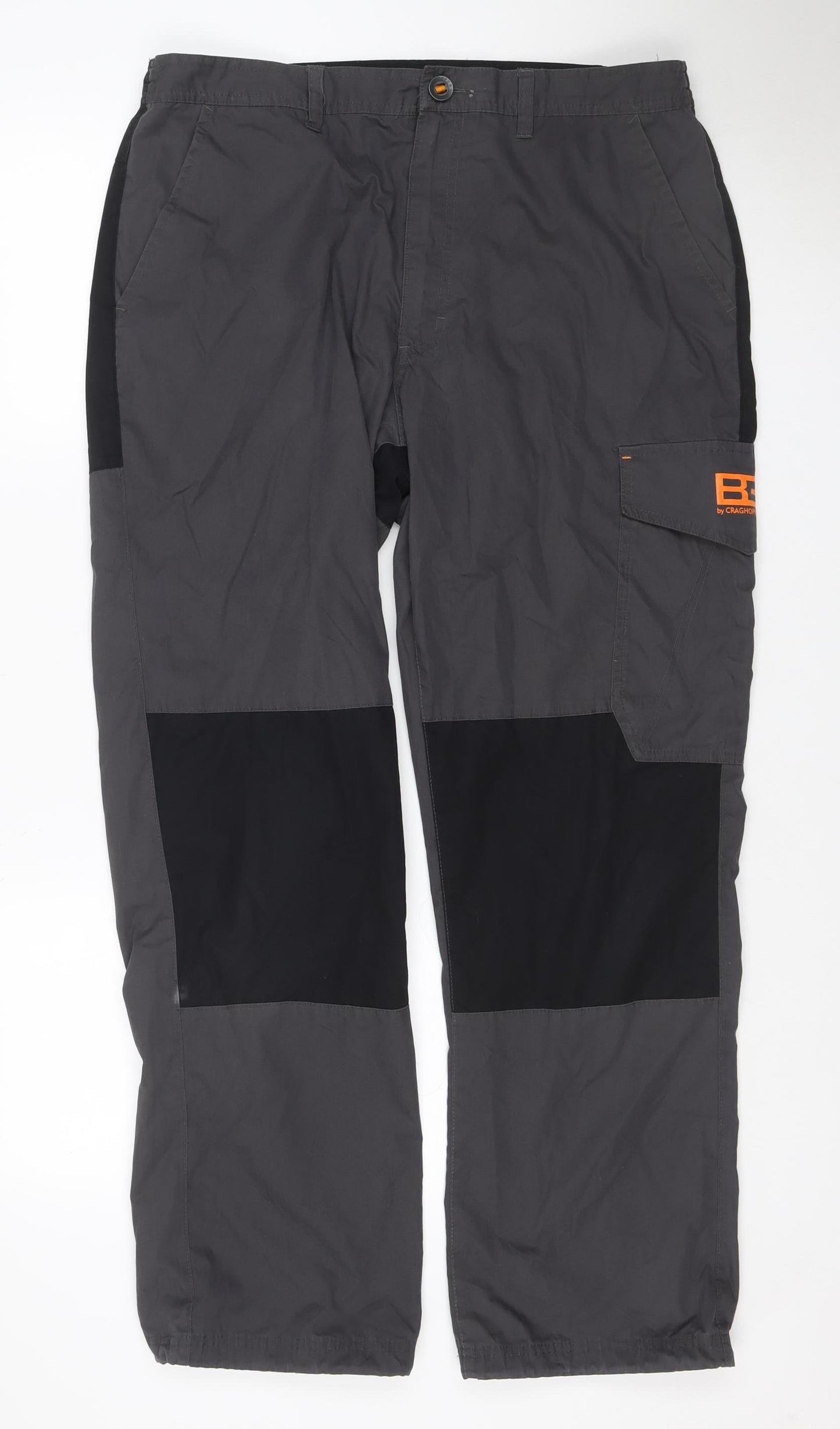 Craghoppers Bear Grylls Men’s Black Cargo Trousers 36R Regular