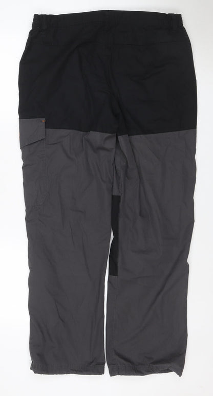 Craghoppers Bear Grylls Men’s Black Cargo Trousers 36R Regular