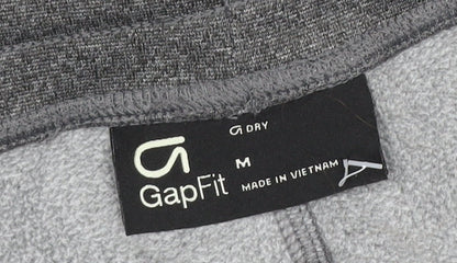 GapFit Men’s Grey M Jogger Track Pants Zip Pockets gDry