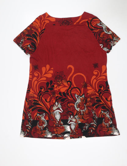 Joe Browns Women Multicoloured UK 18 Knee Length Shift Floral Dress