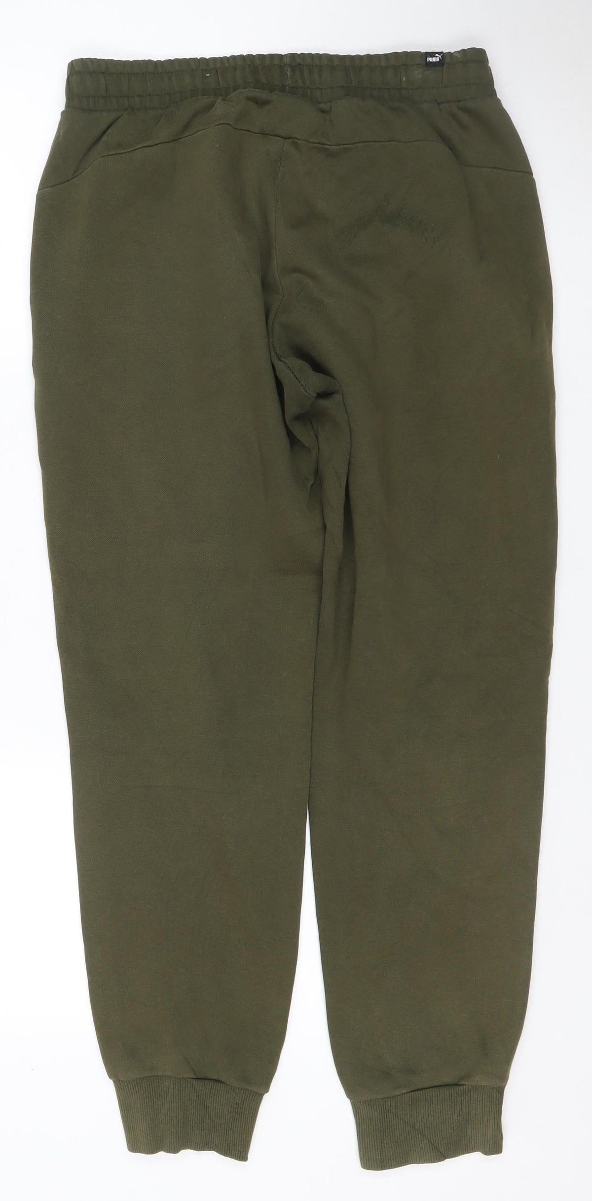 Puma Men’s Green M Fleece Lined Tapered Jogger Track Pants