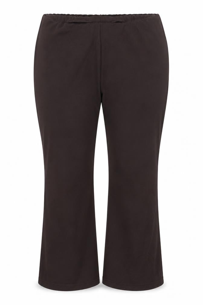 Damart Women’s Brown UK 26 Stretch Pull-On Wide-Leg Trousers