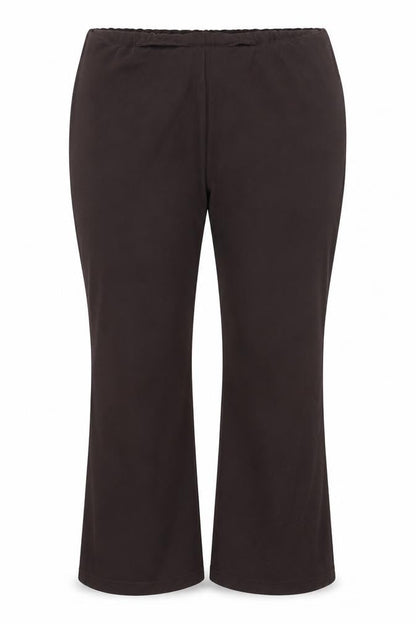 Damart Women’s Brown UK 26 Stretch Pull-On Wide-Leg Trousers