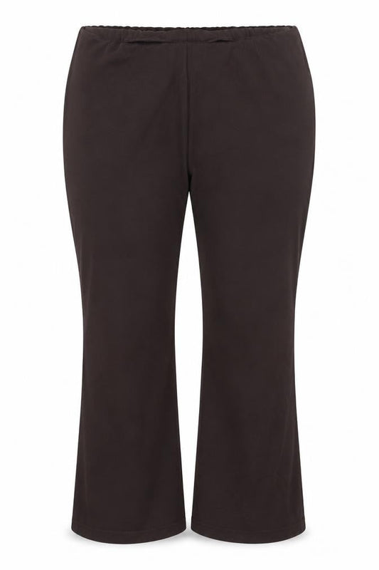 Damart Women’s Brown UK 26 Stretch Pull-On Wide-Leg Trousers