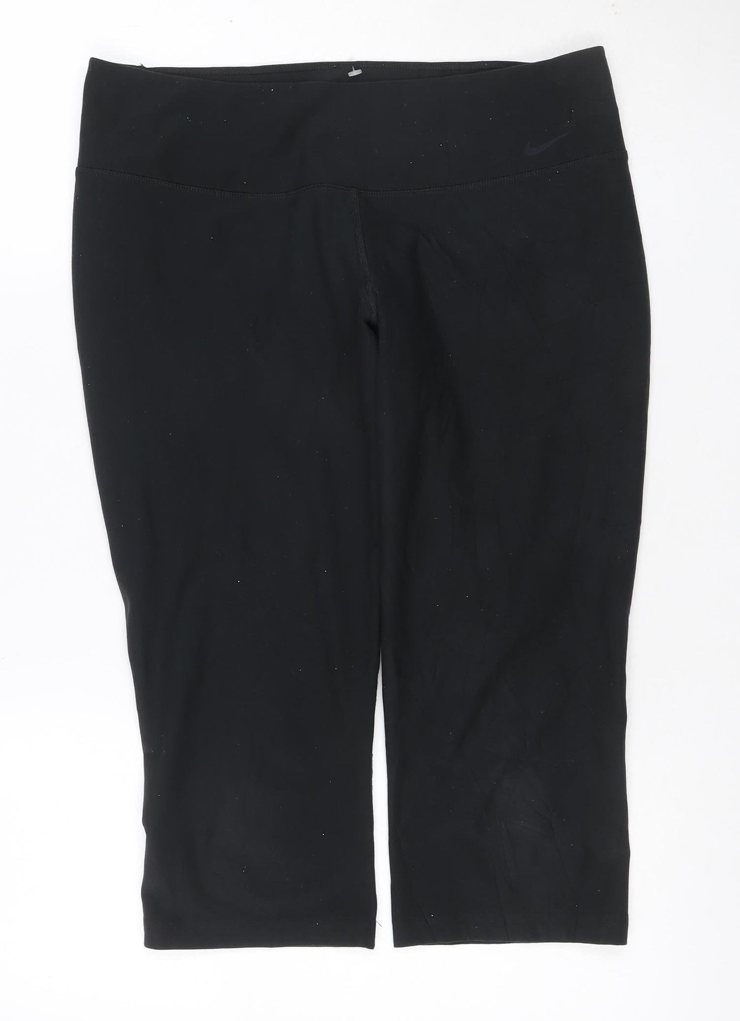 Nike Women Black L Dri-FIT Athletic Skinny Leggings Gym Running Yoga
