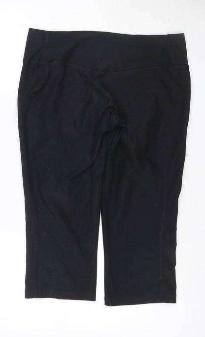 Nike Women Black L Dri-FIT Athletic Skinny Leggings Gym Running Yoga